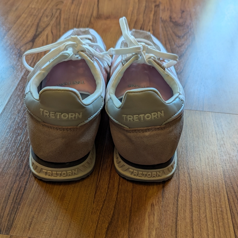 Women's Tretorn Rawlins 2.0 Sneakers in White and Beige, Size 7 - Picture 5 of 12